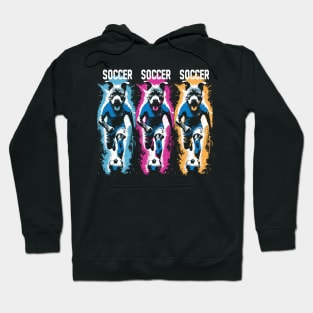 Pit Bull Soccer Player Hoodie